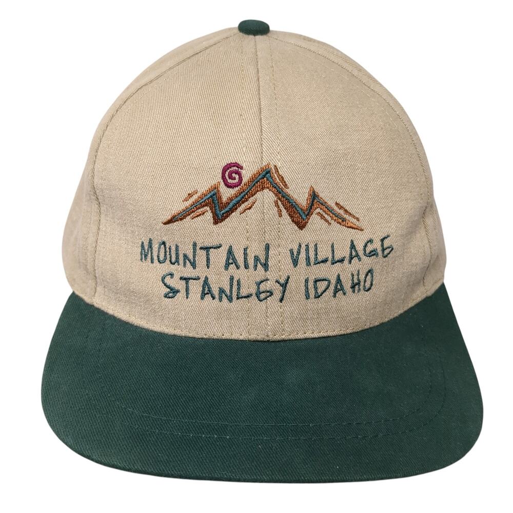 Mountain Village Stanley Idaho Slideback Hat Multicolor OS Impressions Vintage